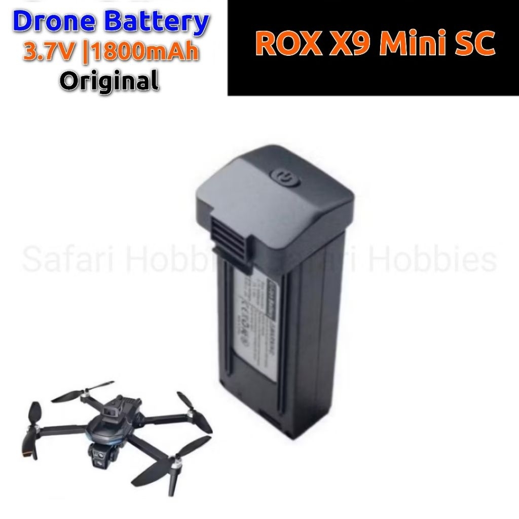 Baterai Drone Rox X9 Mini SC Li-ion 1800mAh 3.7V