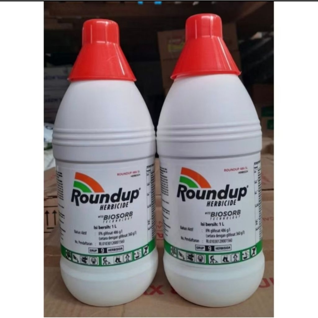 GROSIR ROUNDUP 486 SL 1 LITER Pembasmi Rumput Original/ Racun Rumput/ Pembasmi Rumput/ Ampuh