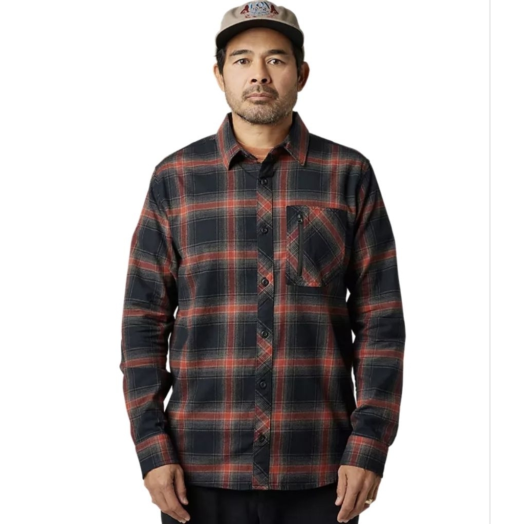 KEMEJA FLANEL ORIGINAL MENS FOX GAMUT STRECTH FLANNEL SHIRT
