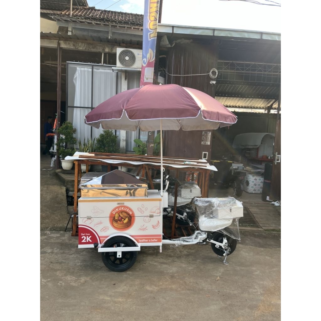 gerobak keliling kukusan | gerobak kukusan keliling listrik | gerobak keliling | gerobak custom | in