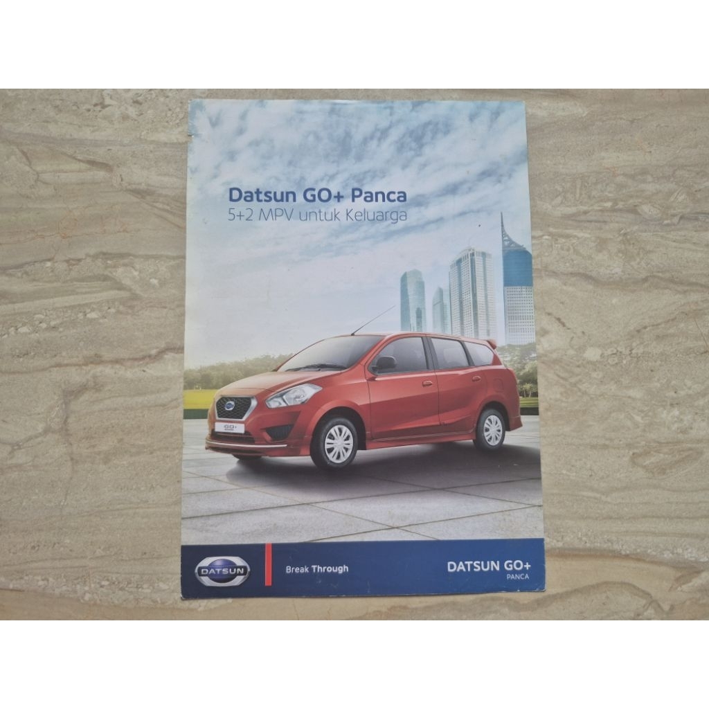 brosur katalog mobil datsun go+ panca 2016 flyer