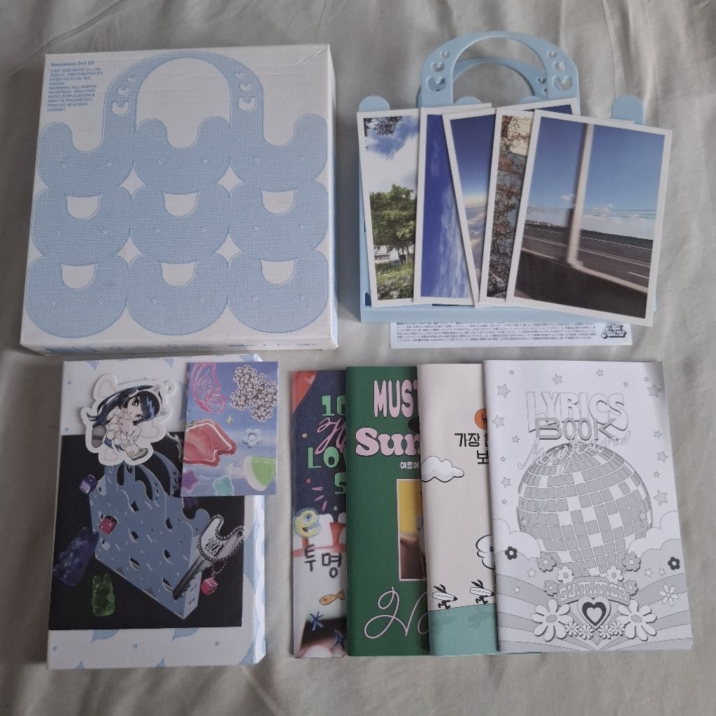 [NEWJEANS] Album Only Get Up Bunny Beach Bag Newjeans Haerin Version Unsealed Official