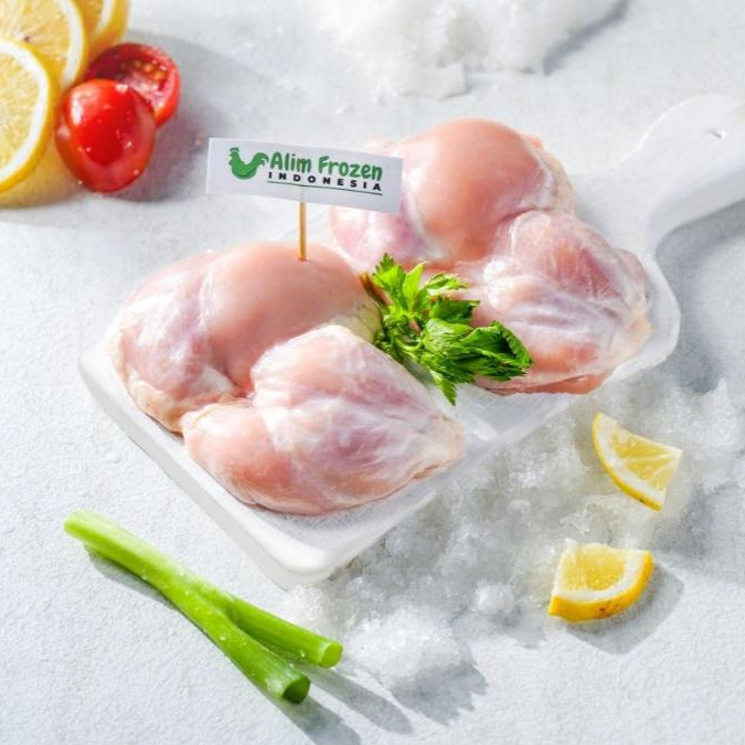 Paha Ayam Fillet tanpa kulit / tanpa tulang - Daging Segar - Halal - Alim Frozen