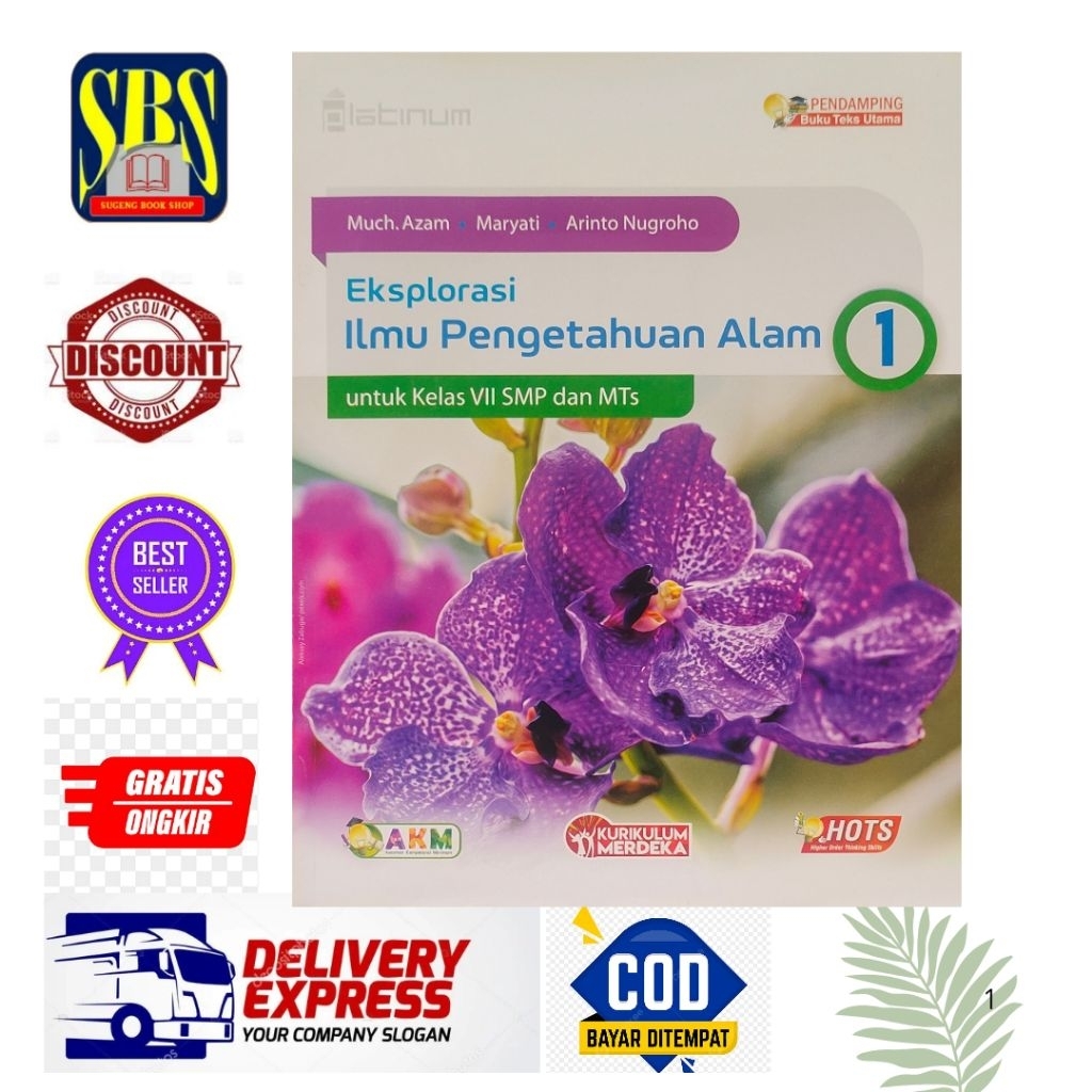 Buku Eksplorasi IPA Untuk Kelas 7 SMP/MTs Penerbit PLATINUM Kurikulum MERDEKA