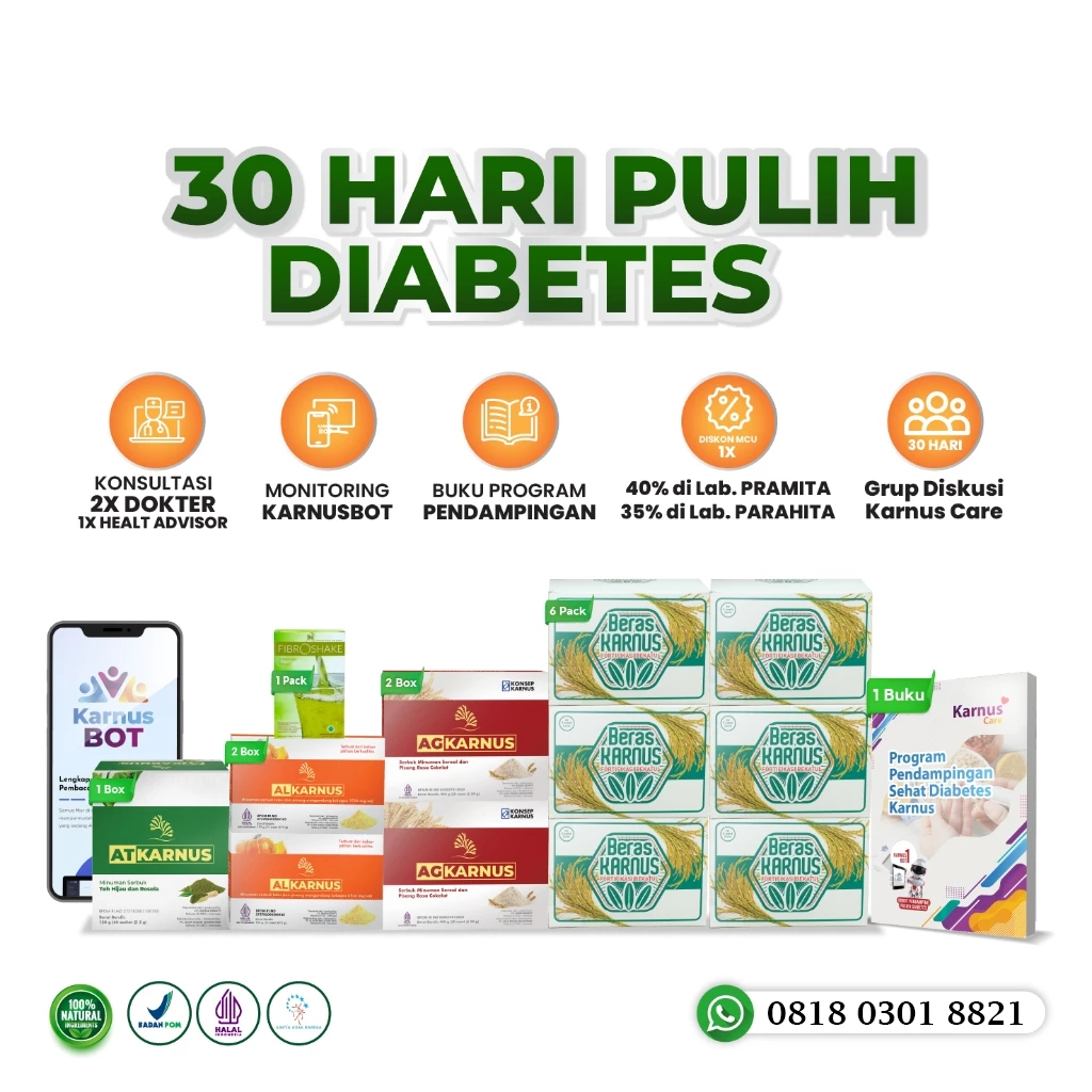AG Cereal | Diabetes | Nutrisi Diabetes Penurun Gula Darah I Program Pendampingan Gaya Hidup Sehat -
