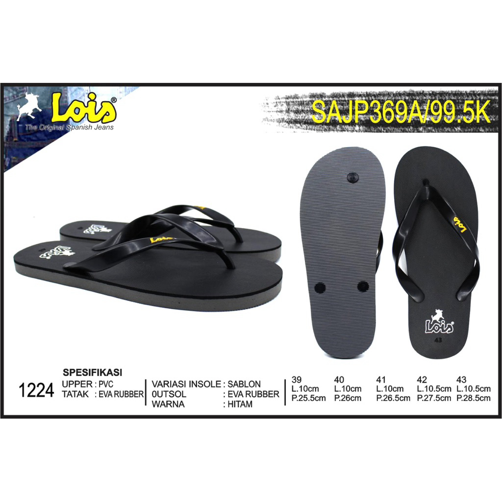 sandal lois jepit pria original