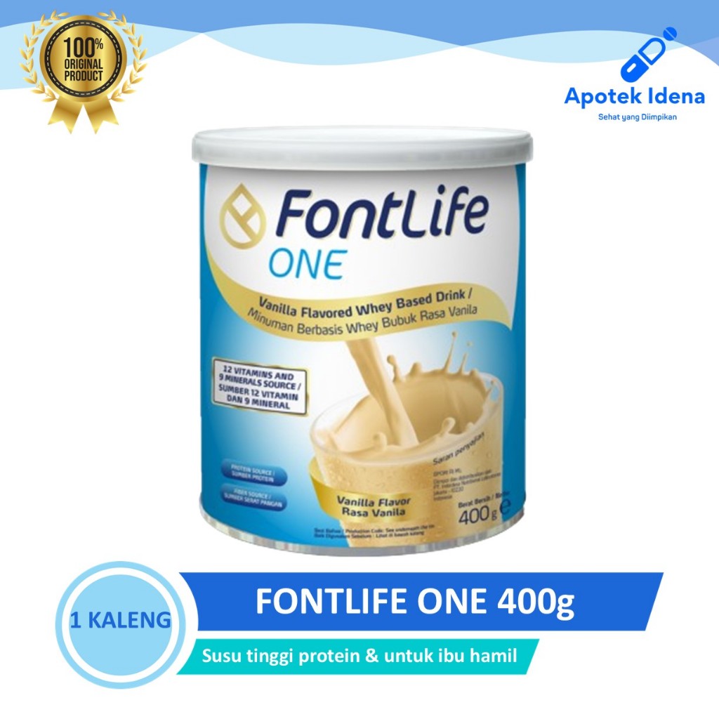 FONTACTIV ONE FONTLIFE ONE 400g Susu Nutrisi Dewasa Penambah Berat Badan dan Pembentukan Masa Otot