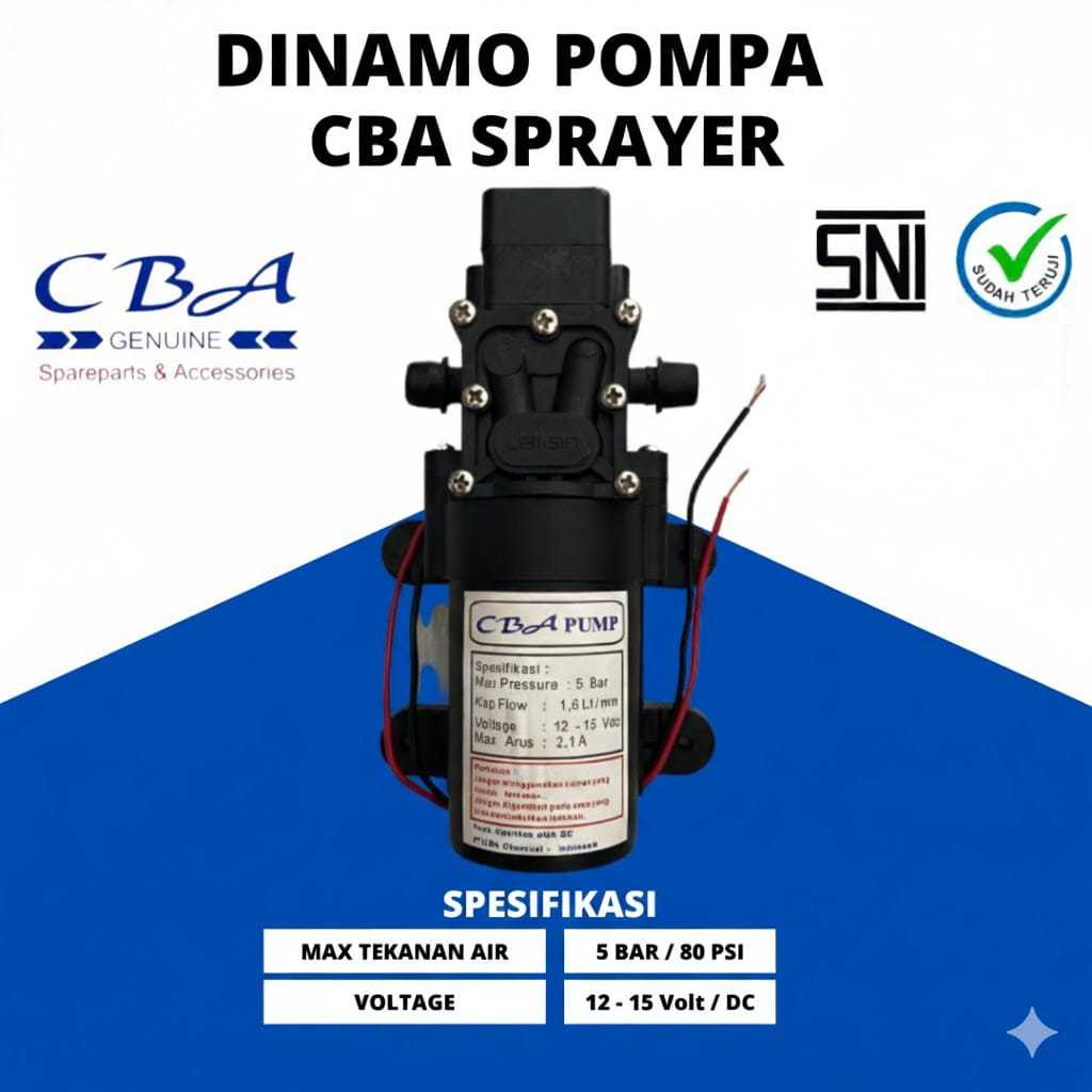Dinamo CBA original sparepart Asli pompa DC 12V tangki elektrik electric battery sprayer ori