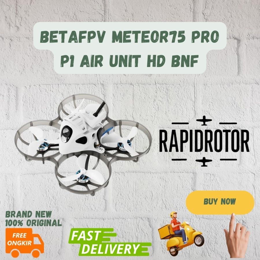 BetaFPV Meteor75 Pro P1 Air Unit HD ELRS 2.4GHz Brushless Whoop Quadcopter Meteor 75 BNF