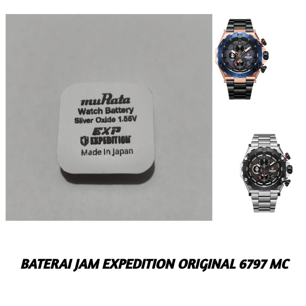 Baterai Jam Expedition original 6797 MC