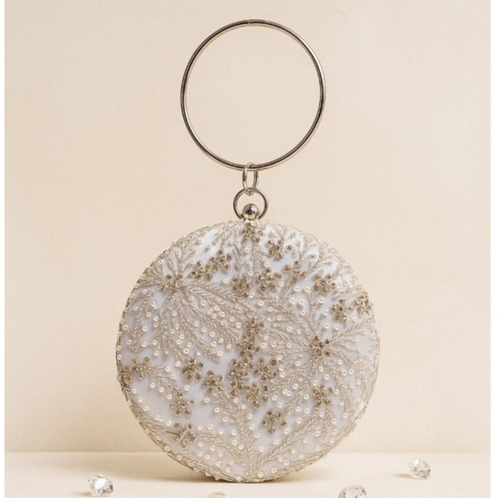 Waiwai Round Clutch Motif Manis 201C 17239 Clutch