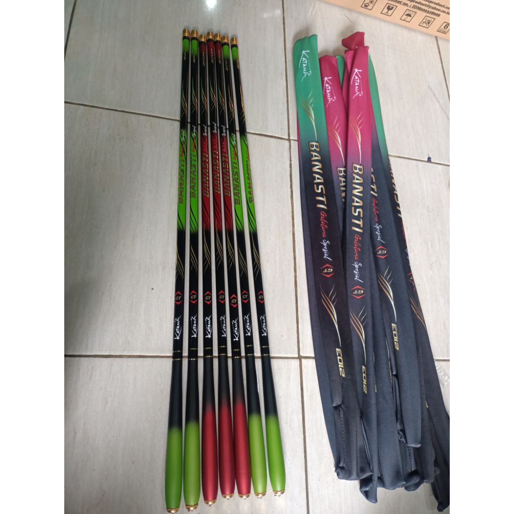 Tegek katana banasti ukuran 270 ujung solid kaku