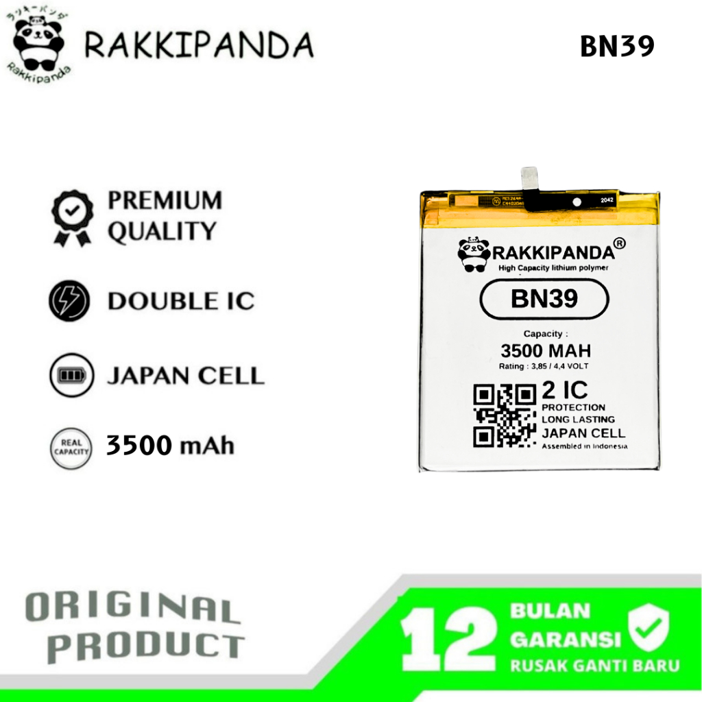 RakkiPanda - BN39 Mi Play Batre Batrai Baterai