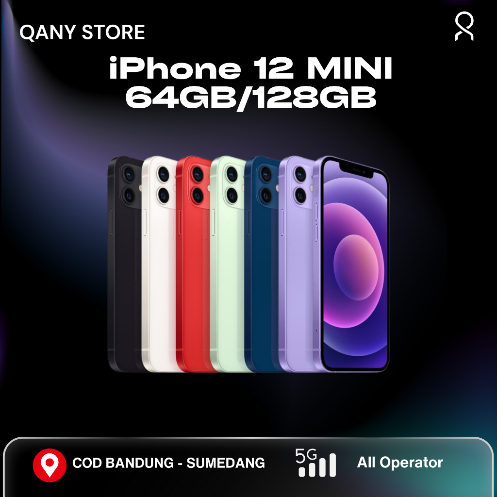 IP 12 MINI 64GB / 128GB SECOND MULUS FULLSET