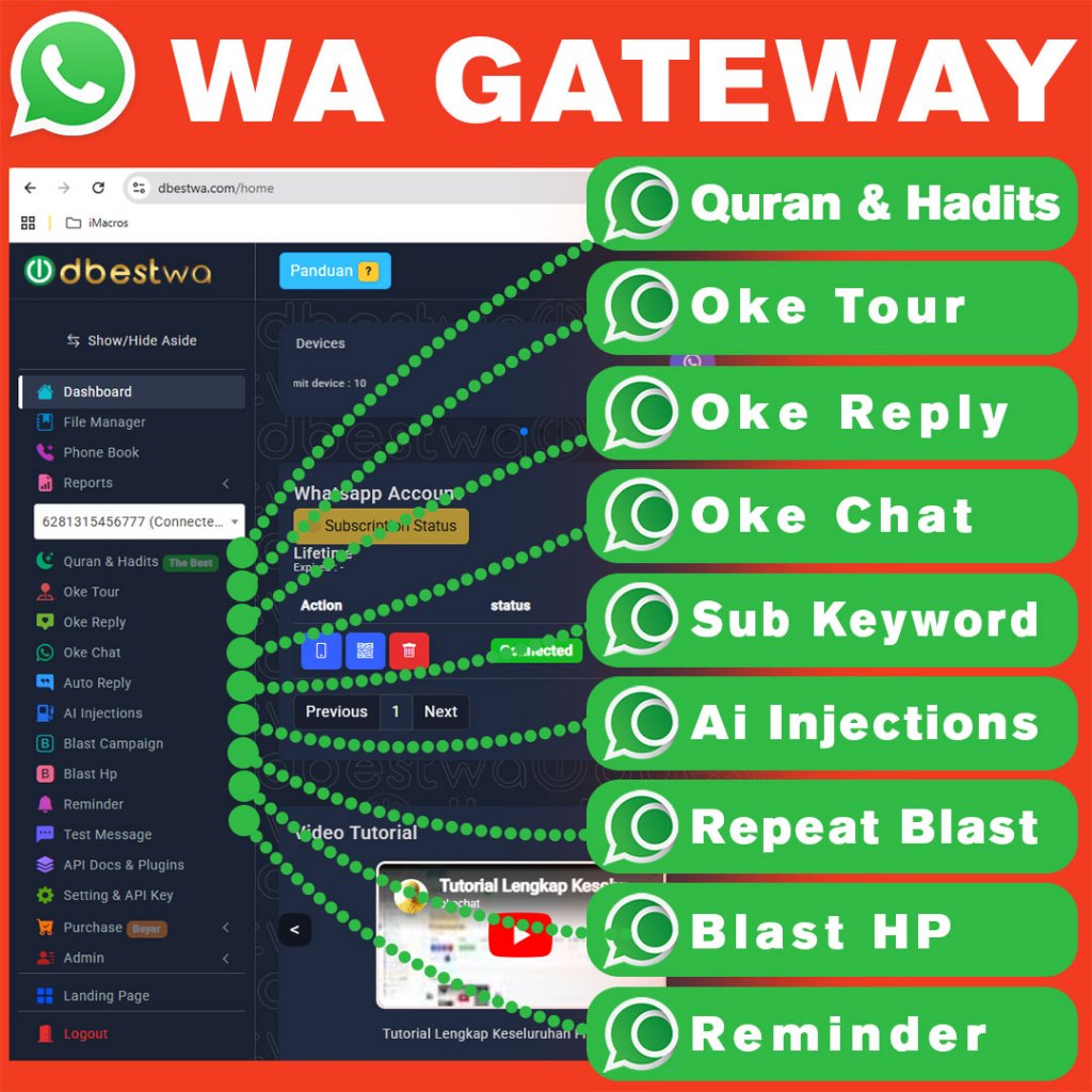 Wa Gateway Api WhatsApp Gateway Sewa Perbulan