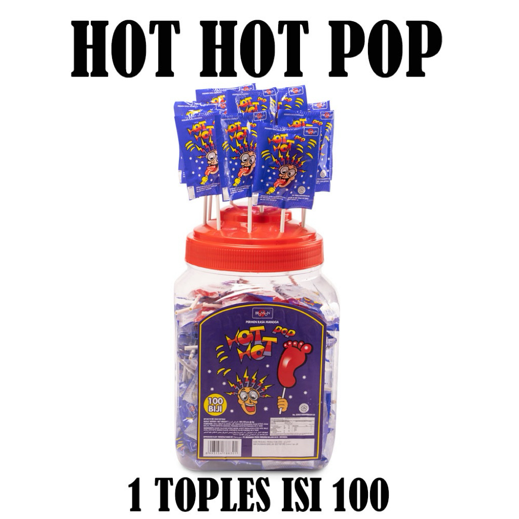 PERMEN KAKI MERAH / PERMEN HOT HOT POP TOPLES / PERMEN BRONSON / PERMEN HOT POP / PERMEN KAKI