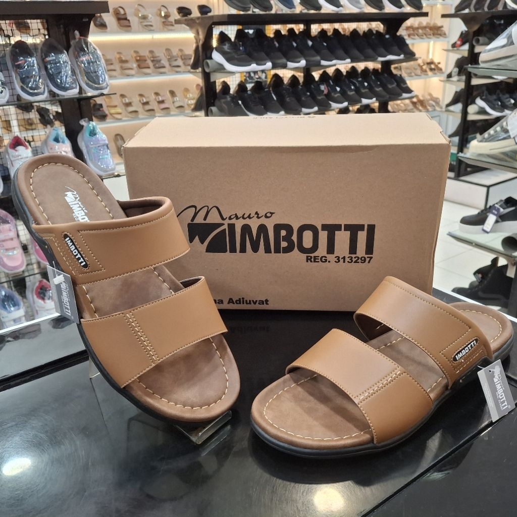 Sandal Casual Pria Ukuran Jumbo | 5008 | Camel | Tersedia hingga ukuran 47