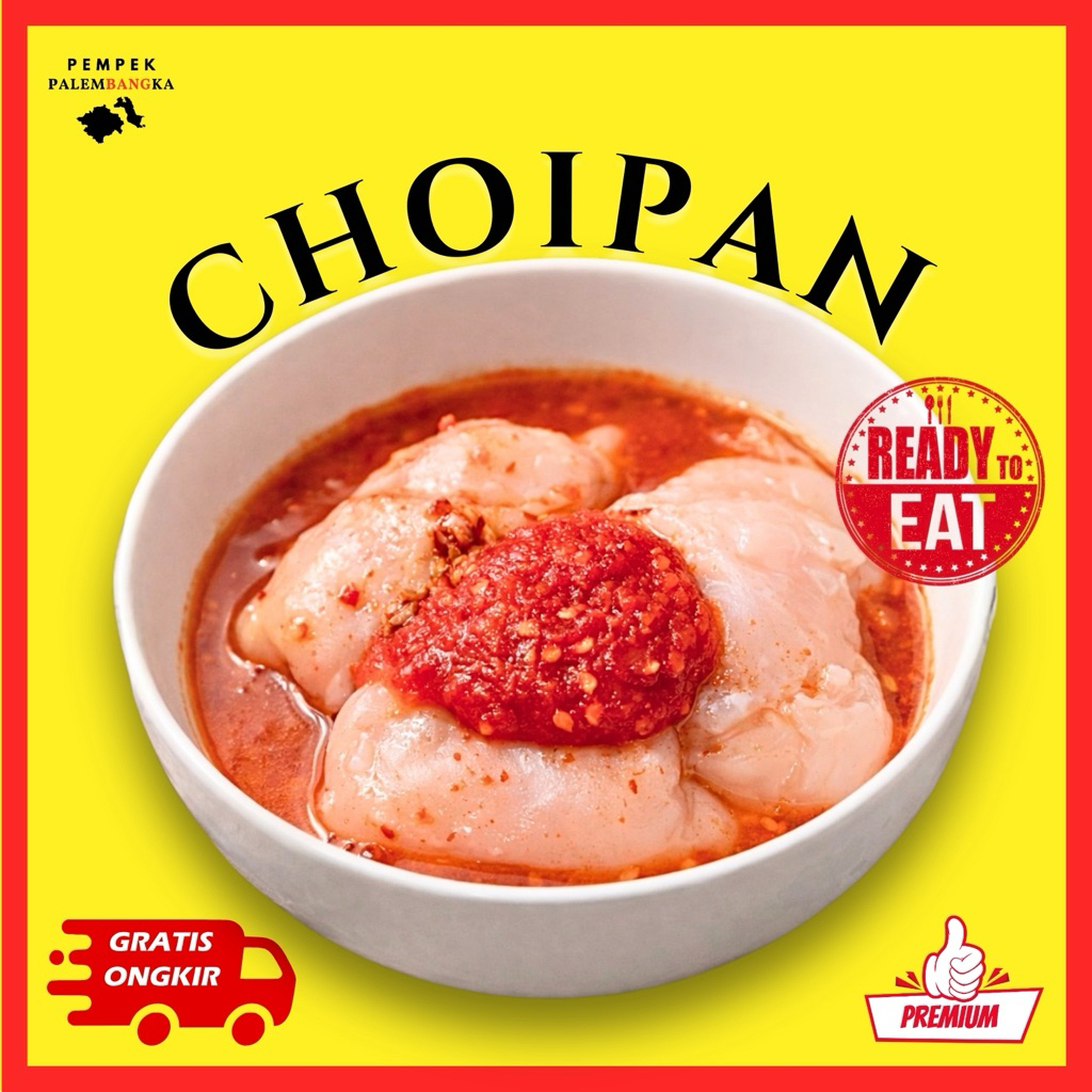 [READY INSTANT] 3 pcs Choipan Bangka