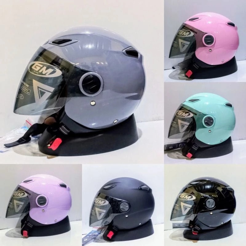 HELM GM HIJAB / HELM HALF FACE GM VENUS HIJAB ORIGINAL SNI TERMURAH