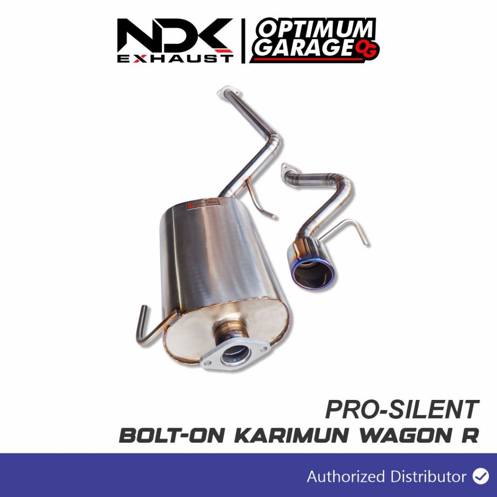 KNALPOT MOBIL NDK EXHAUST MUFFLER PRO SILENT BOLTON KARIMUN WAGON R