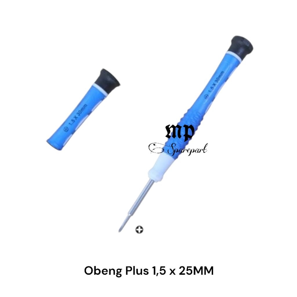 OBENG SET MINI + OBENG PLUS 1,5 × 25MM OBENG PEMBUKA COVER HP ALAT SERVICE HP