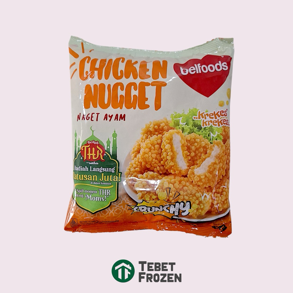 BELFOODS CRUNCHY NUGGET 450GRAM - TEBET FROZEN