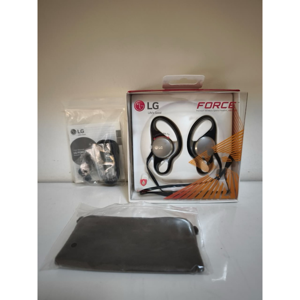 LG FORCE Premium Wireless Sports Headset HBS-S80