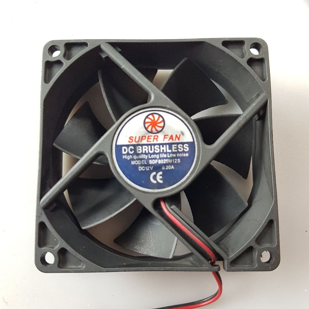 Kipas Fan SUPER FAN DC12V_0.20A 8x8 2pin