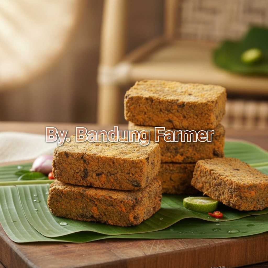 2 pcs Oncom Bandung Asli Kacang Tradisional Fresh