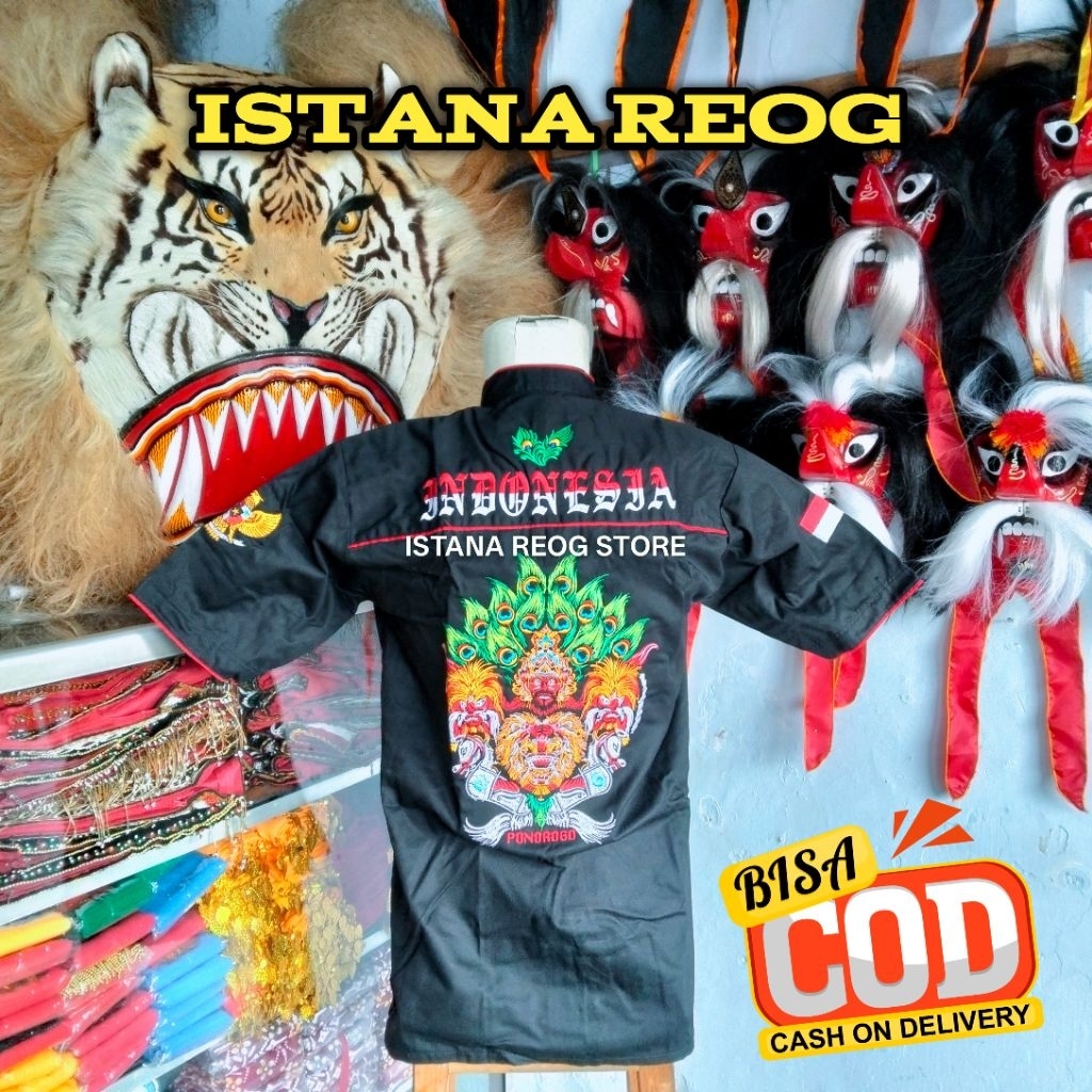 BAJU BORDIR REOG / HEM BORDIR REOG / BAJU REOG PONOROGO / BAJU REOG MURAH