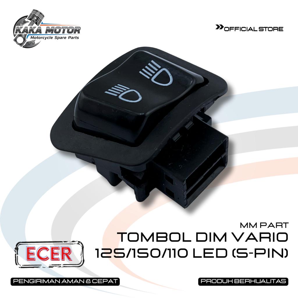 TOMBOL DIM VARIO 125/150/110 LED 5-PIN [ECER] – TOMBOL SAKLAR DIM VARIO 125 110 150 LED