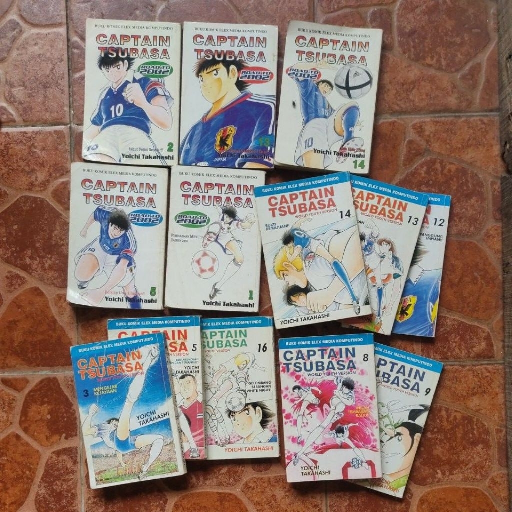 KOMIK ELEX MEDIA " CAPTAIN TSUBASA  & CAPTAIN TSUBASA ROAD TO 2002 " VARIASI