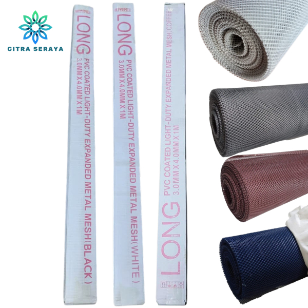 1 Roll Kawat Nyamuk Jaring Parabola Baja Galvanis / Kawat Ram Mesh Parabola Kasa Nyamuk Jendela Pint