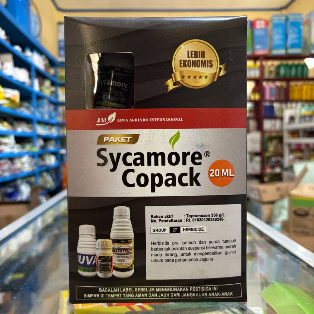 Herbisida Selektif Jagung SYCAMORE COPACK 500ml - Pembasmi Segala Jenis Rumput Pada Tanaman Jagung
