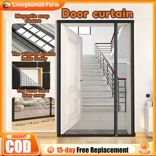 Tirai Pintu Magnet Anti Nyamuk Fiberglass Tebal