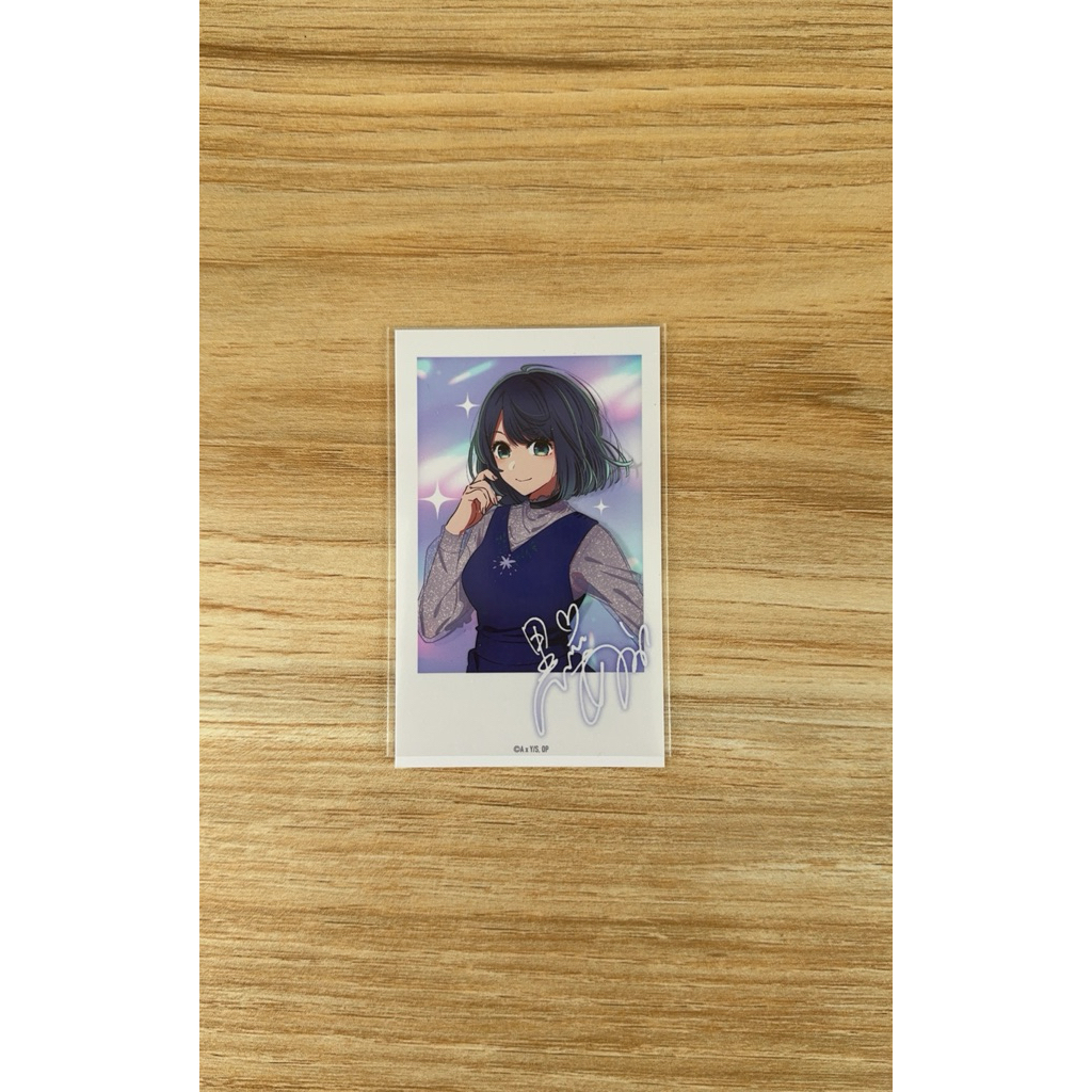 Official Oshi no Ko Akane Kurokawa signed polaroid collector