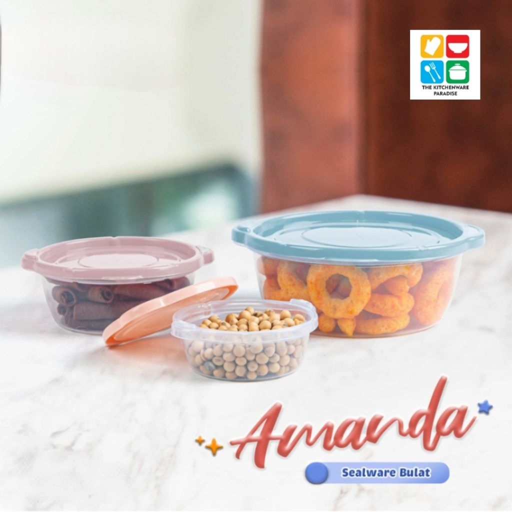 Sealware plastik bulat amanda M &L hommy