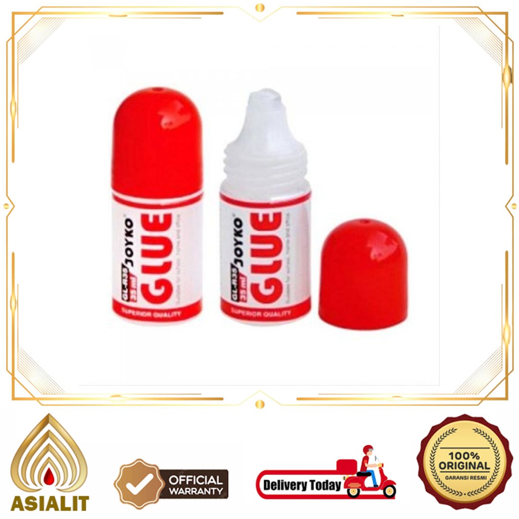 Lem Glue Cair Joyko Perekat kertas Bening 35ml