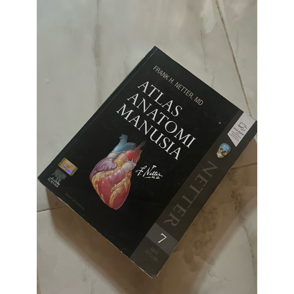 ATLAS ANATOMI MANUSIA NETTER EDISI 7 / BUKU ANATOMI KEDOKTERAN