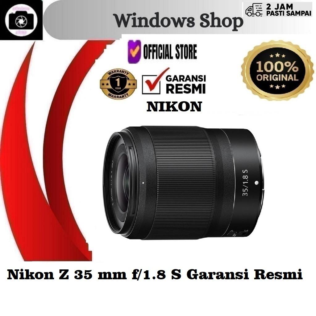 Nikon Z 35mm f1.8 S Nikon Z 35 mm f/1.8 S Garansi Resmi