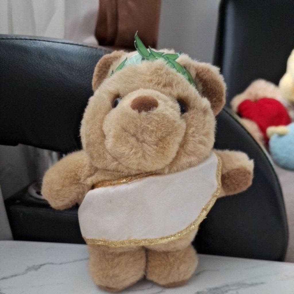 boneka tedy bear beruang kostum yunani romawi