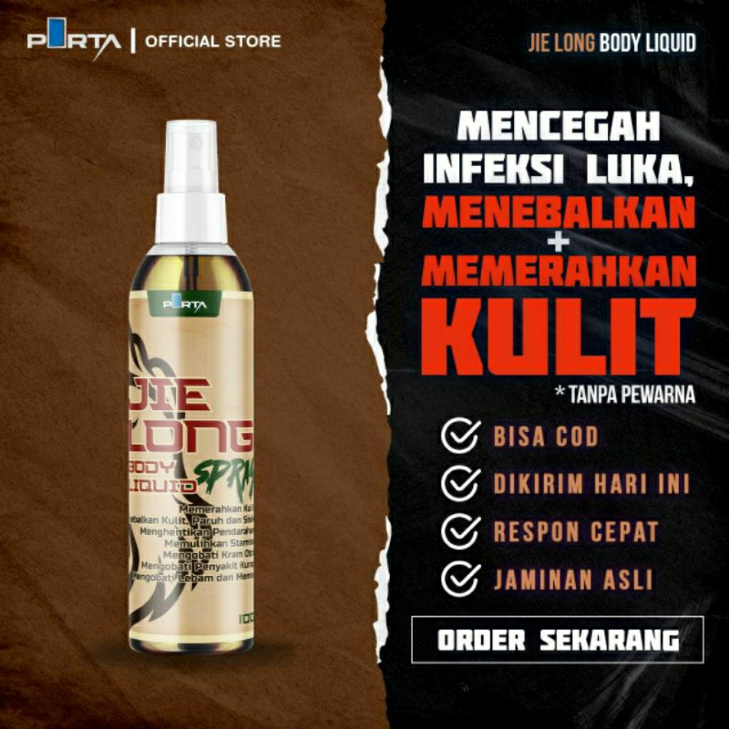 Jie long spray 100ml arak gosok ayam laga