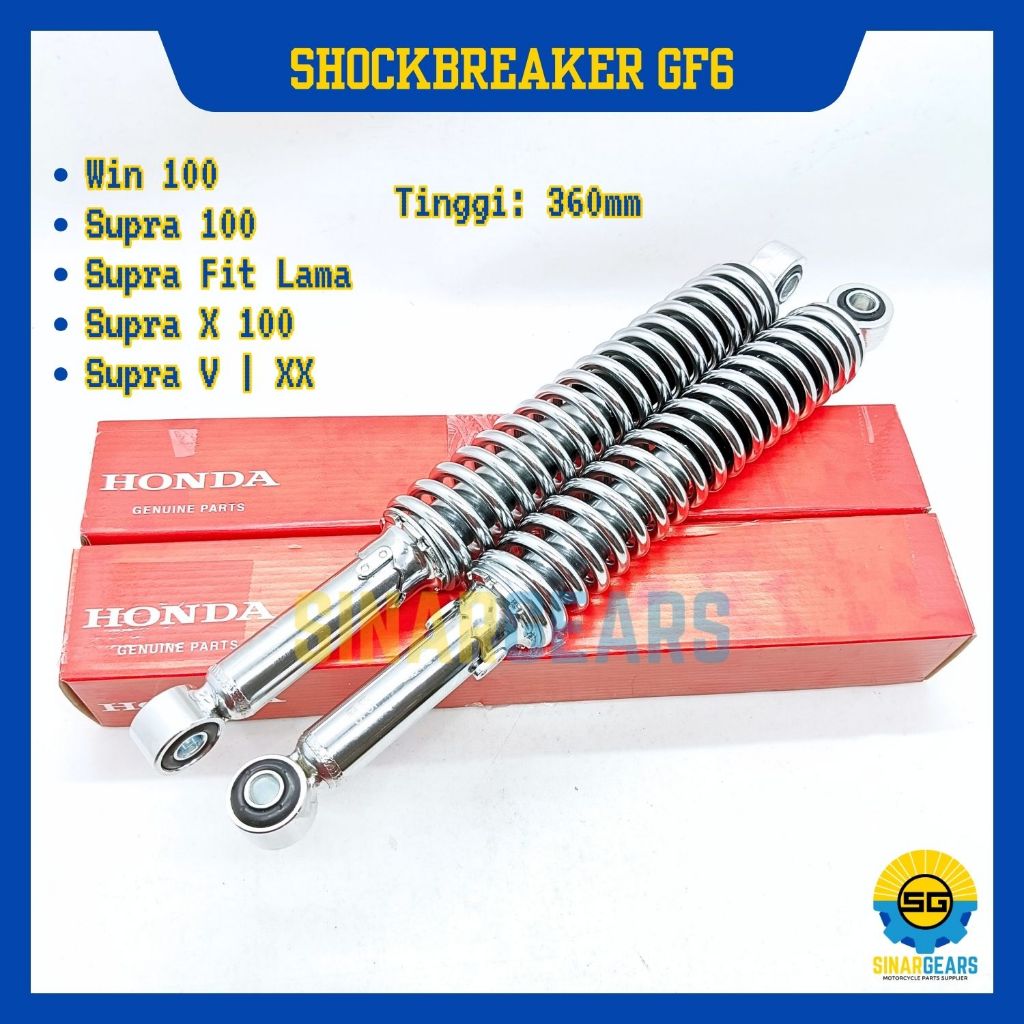 Shock Breaker Belakang Kualitas Original Honda GF6 Shockbreaker Win 100 Supra Lama Supra Fit Sok Bre