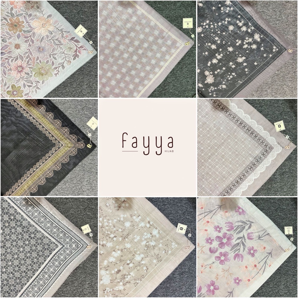 HIJAB MOTIF FAYYA HIJAB | button scarf