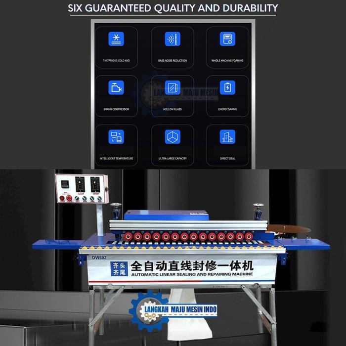 Full Automatic Edge Roll Banding Machine / Mesin Edge Banding Type 602