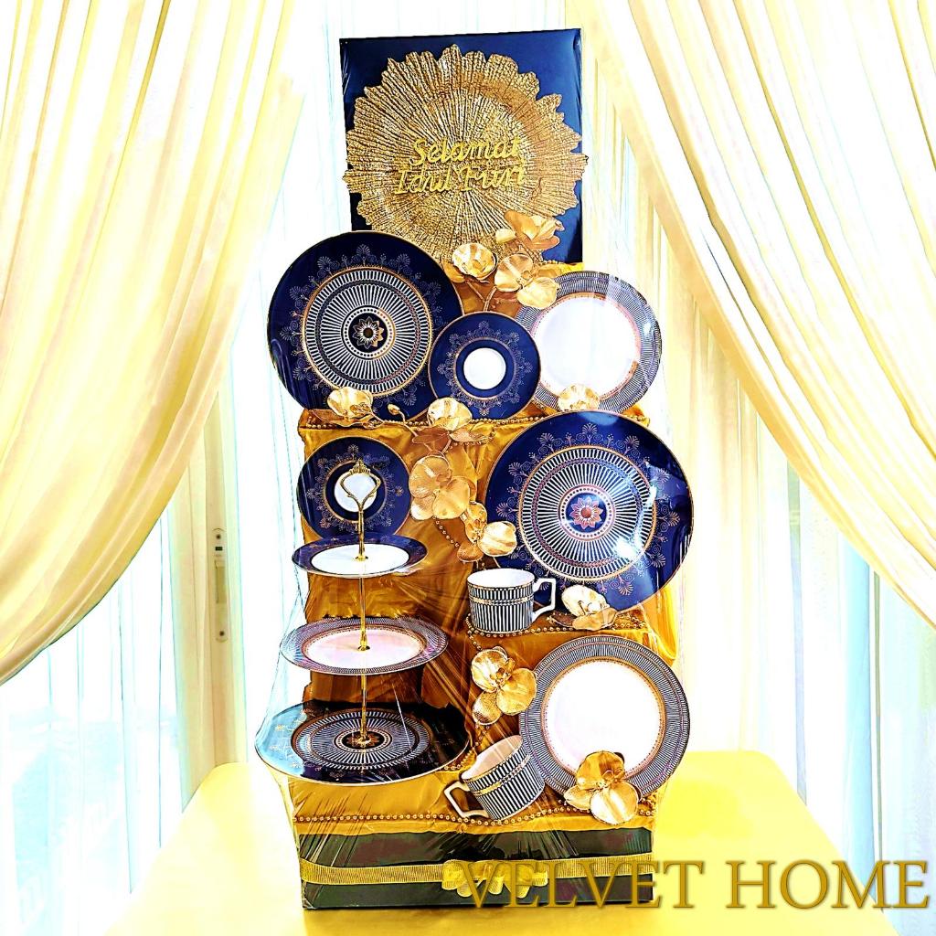 Parcel hampers lebaran idul fitri piring dining set peralatan makan parsel hamper ramadan ramadhan e