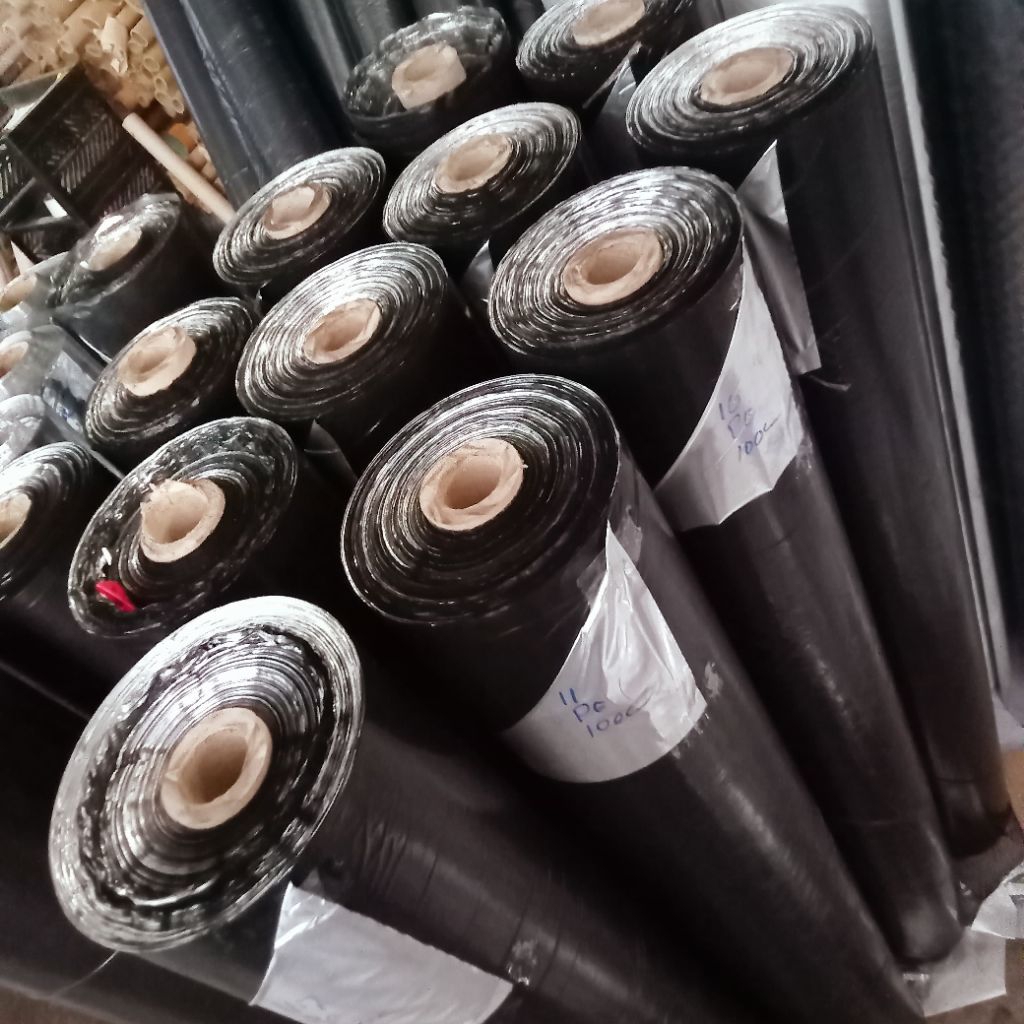 [KUALITAS TERBAIK]Plastik Mulsa PE Hitam Metalize Lebar 100cm-120cm Tebal 25 Micron