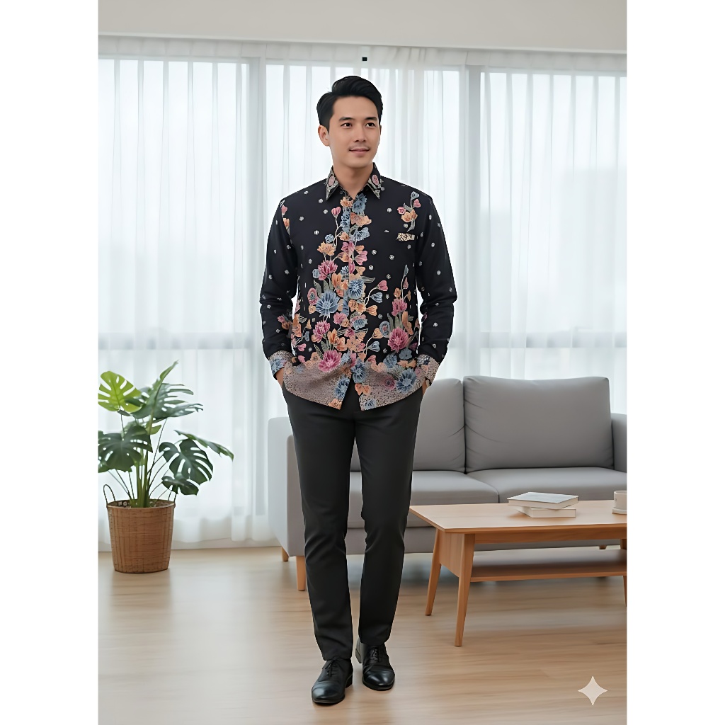 SALE Kemeja Batik - Putri Jelita - Lengan Panjang 004 - Cibulan 294