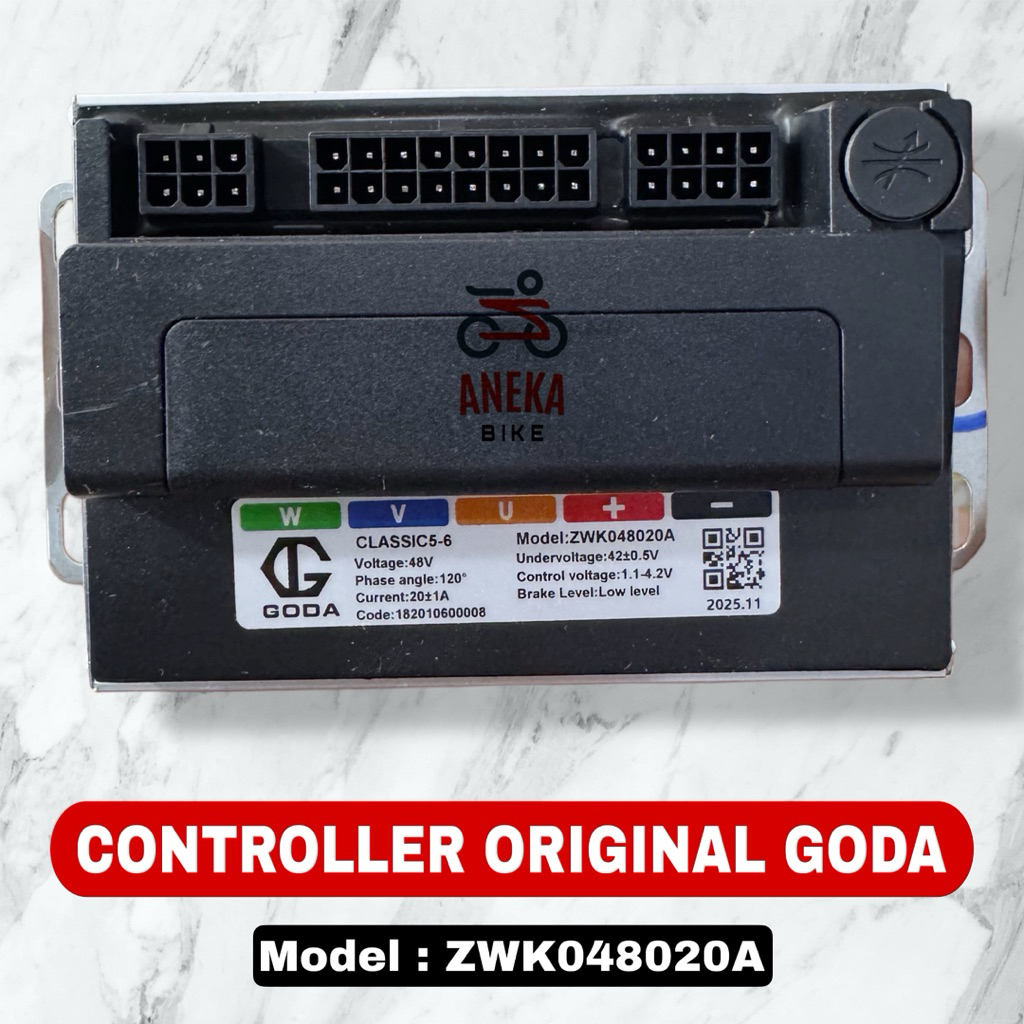 Controller Sepeda Listrik Goda ZWK048020A TJ6-YTC-CK5 Terbaru Universal Cocok Untuk GD140A GD111 GD1