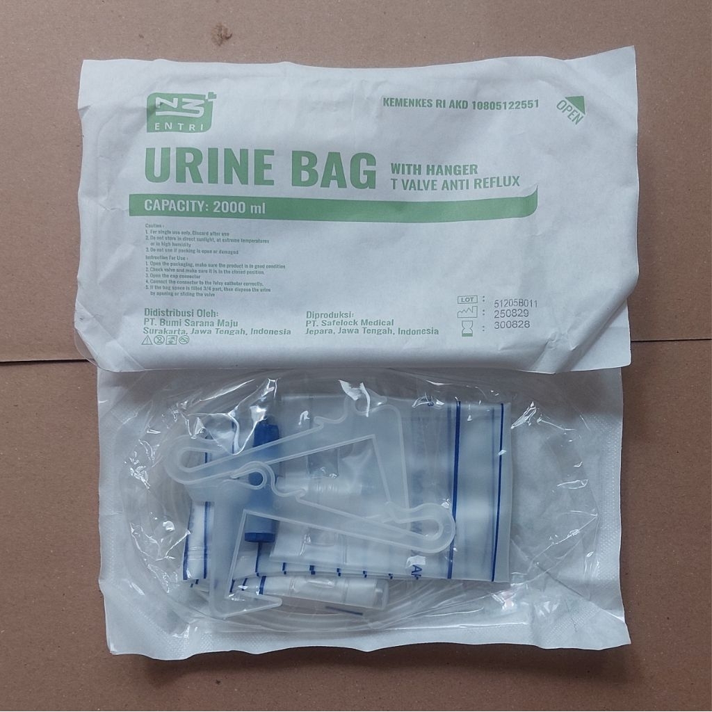 Urine Bag T-Valve 200ml With Hanger